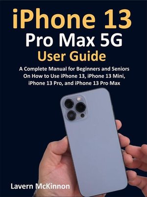 cover image of iPhone 13 Pro Max 5G User Guide